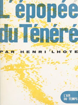 cover image of L'épopée du Ténéré
